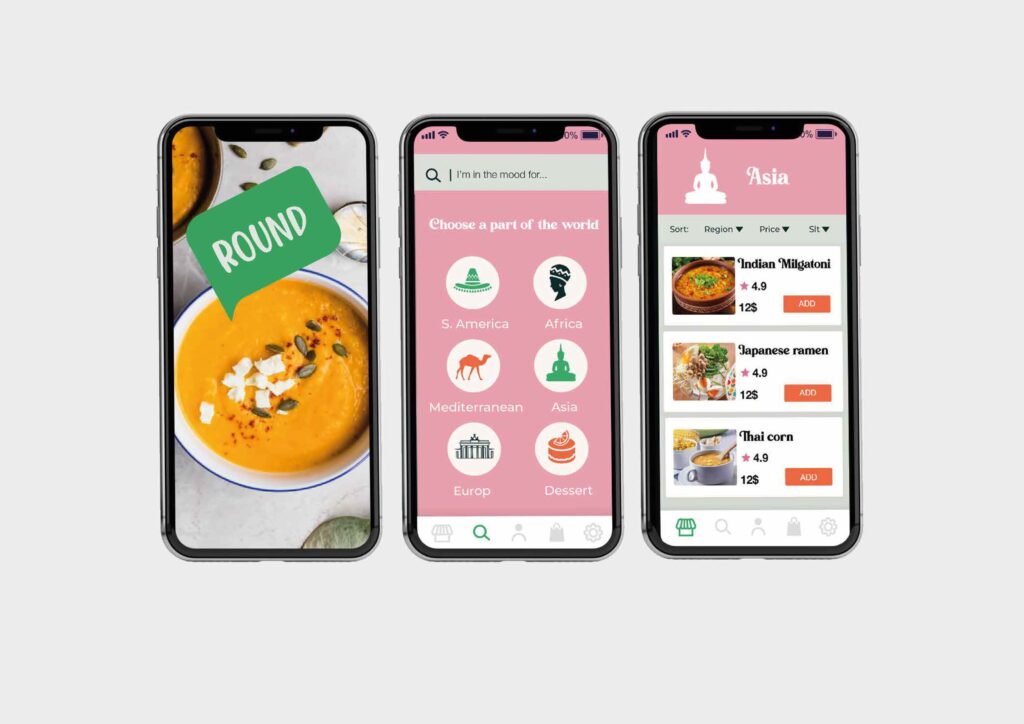 Round - Restaurant app